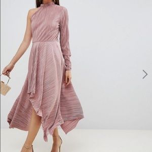 ASOS Asymmetric One Sleeve Dress